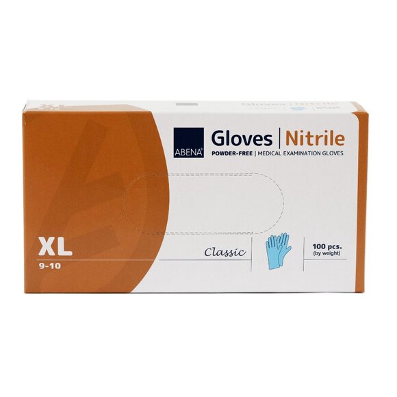 Abena Classic Nitrile Gloves Size XL Case (Powder&Latex Free) - Picture 5 of 9
